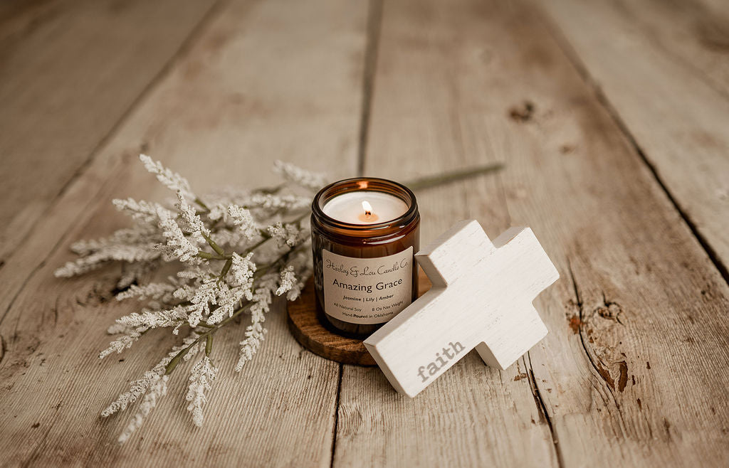 8 oz - Amber Jar Candle