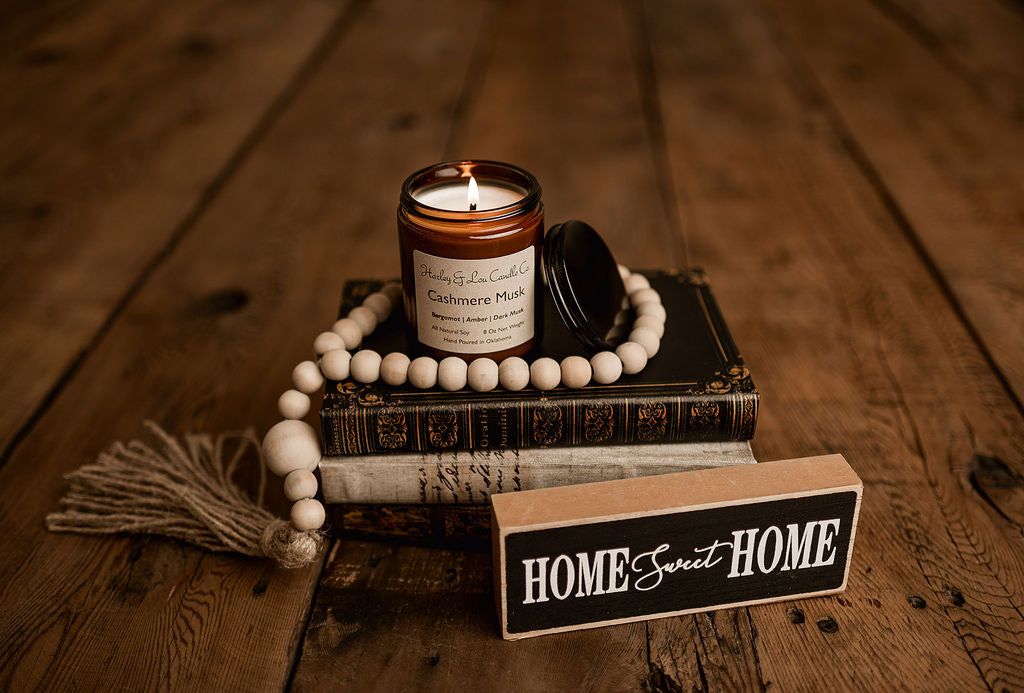8 oz - Amber Jar Candle