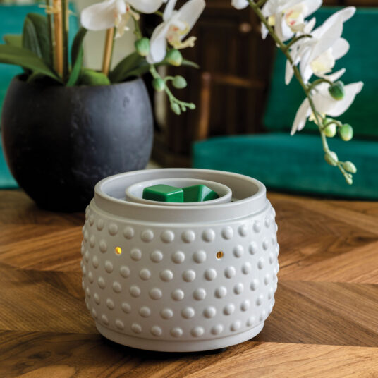 Beaded Slate Illuminaire Fan Warmer