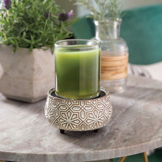 Bronze Geometric 2-in-1 Warmer