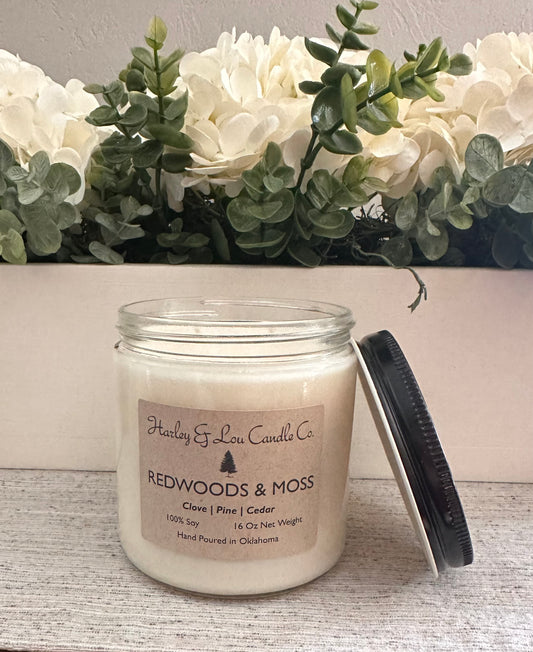 FALL 16 oz - Clear Jar Candle