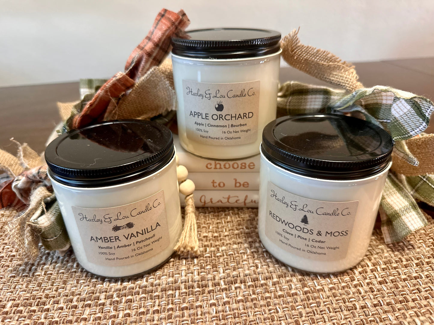 FALL 16 oz - Clear Jar Candle