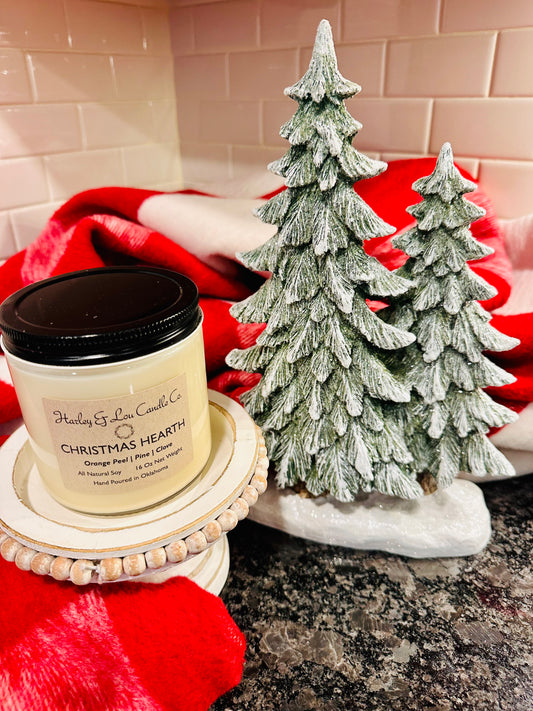 HOLIDAY 16 oz - Clear Jar Candle