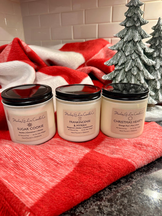 HOLIDAY 16 oz Candle Trio
