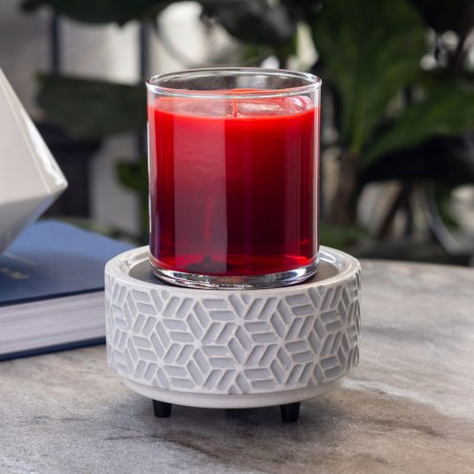 Stone Hexagon 2-in-1 Warmer