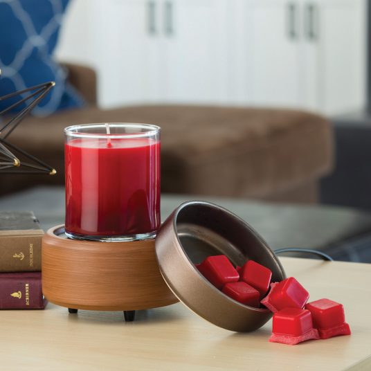 Pewter Walnut 2-in-1 Warmer