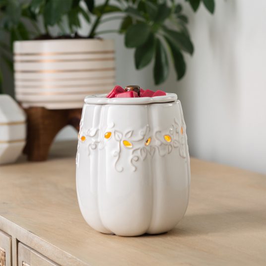 White Pumpkin Illumination Warmer